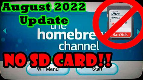 16 gb sd card homebrew chanel|the homebrew channel.